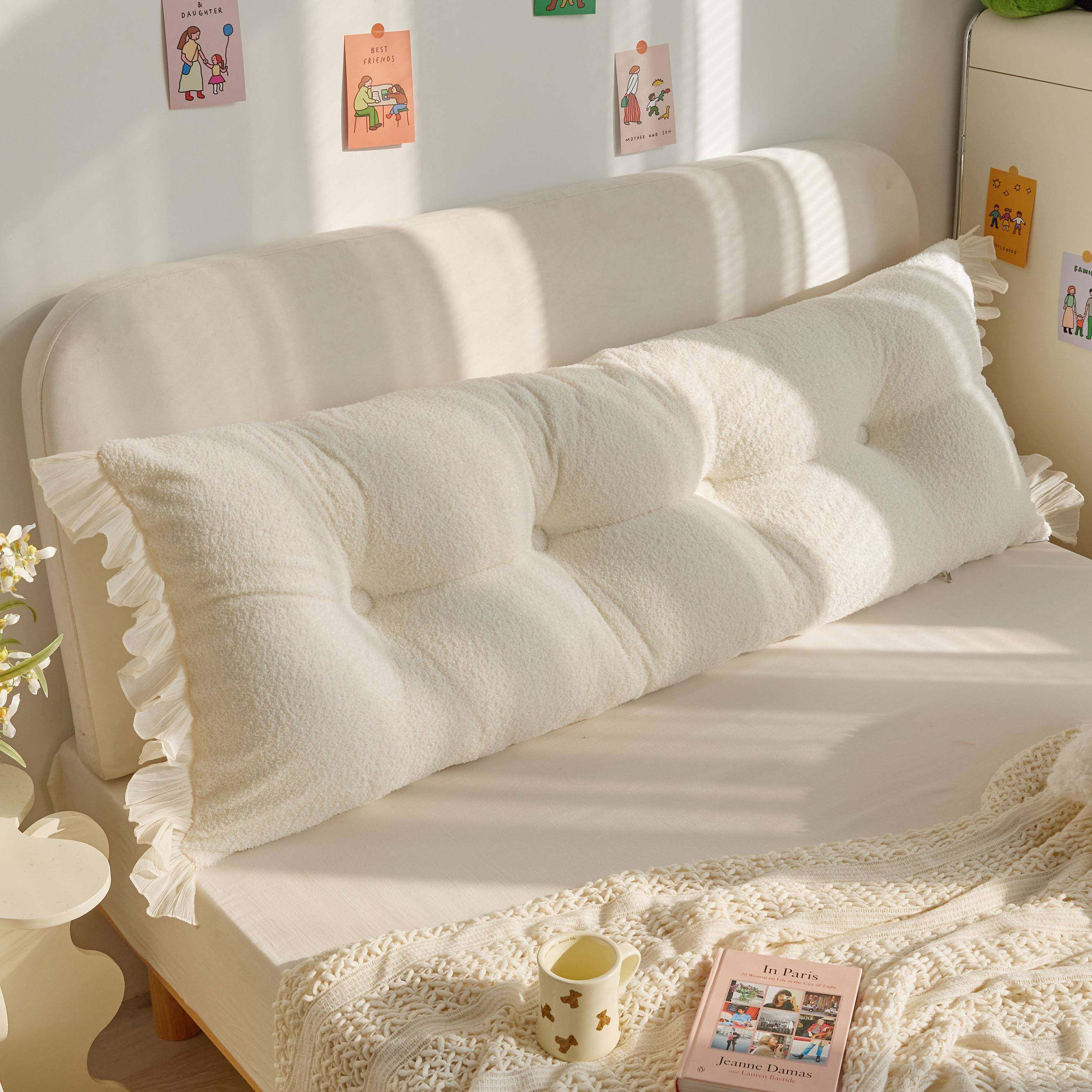 ?床头包靠垫可拆无洗榻榻米床头加厚软靠垫奶油风新Fhqhuhqh款背,居家布艺,抱枕被,淘宝优惠券,粉丝福利购,淘宝优惠卷