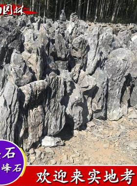 山石峰园林石HHFS-004假英石德石景观石景石假山料英石石青龙石英