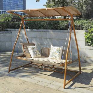 户DAR外秋庭院室外花园吊椅室外人吊床室千内休闲摇台摇椅阳花双