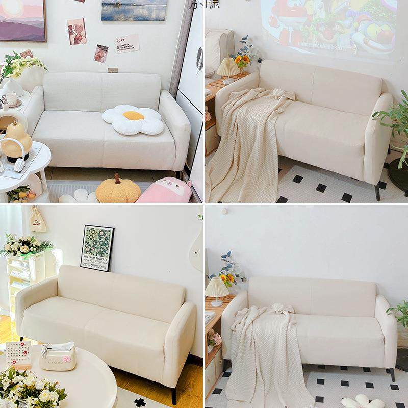 沙发客厅户型出租屋卧室公寓阳房台房简易布艺小单双TKE间人懒人