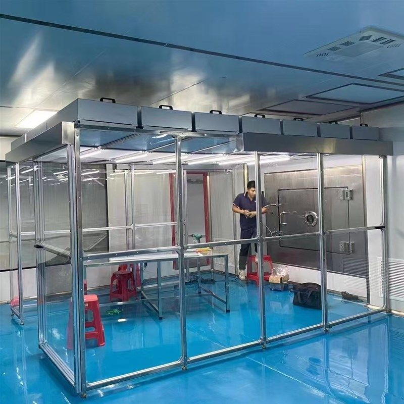 无尘室洁净棚百级千级万级无尘工作台简易洁净棚净化棚安装