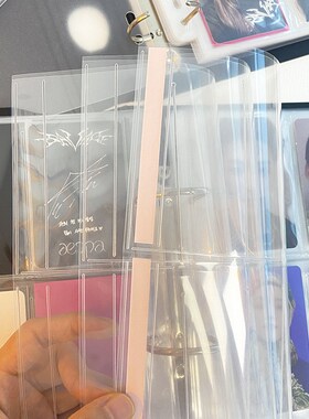 RINGNOTE3.5寸爱豆追星9宫格四宫格白色小卡相册收纳活页卡册