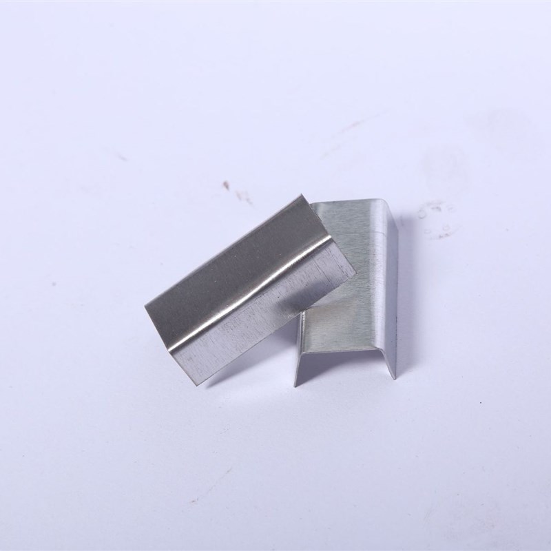 铁皮打包扣片塑钢带钢扣手用PP打包带扣加厚铁皮扣打包扣