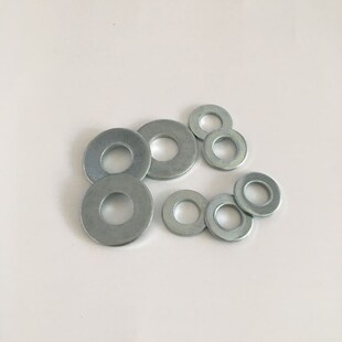 现货供应 GB97.1 A型 蓝白锌平垫垫片螺丝垫圈金属介子