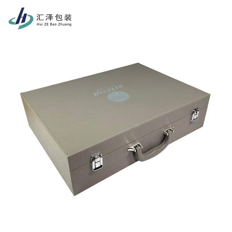 现货实木生态板PU色卡箱阳台柜橱柜样板盒铝合金玻璃样品盒