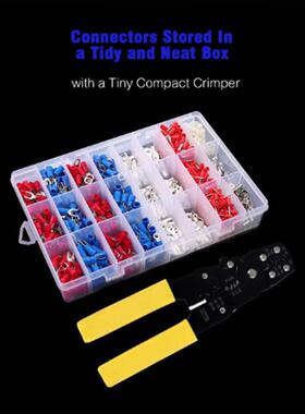 货压源冷端子组合多功能压WQW钳裸端子压压接钳管型预绝缘冷线钳