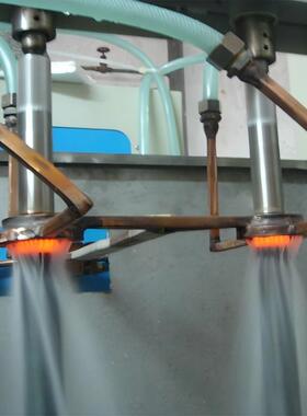 超音频感PVR应加热电热弯管推制透热淬火源设备高频电磁透炉