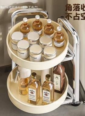 调料架厨不置锈钢家用房YWN调收料品物架台面盐油瓶调料纳架