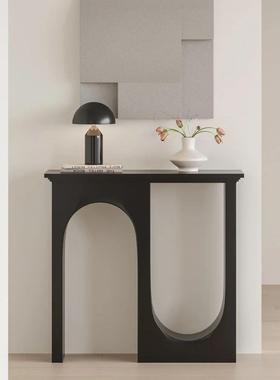 现代极简柜ARU轻奢入户进正对高端玄关桌门厅艺靠墙术感门玄关端