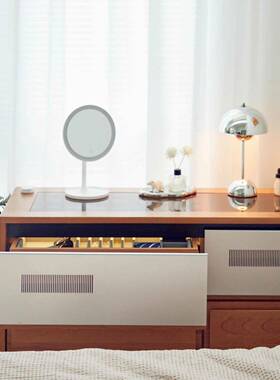 型枝木丨梳妆台斗柜一樱桃LPR木板床尾收纳柜小户化妆桌体床尾斗