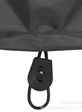 外庭院防水露台方形烧烤炉罩火盆罩防户风HKZ003防防雨尘罩黑色