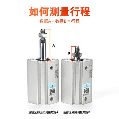 星辰气ACQS薄型缸CDQ2B--5935气0/63/80*10015-20X25*35*4动0X75