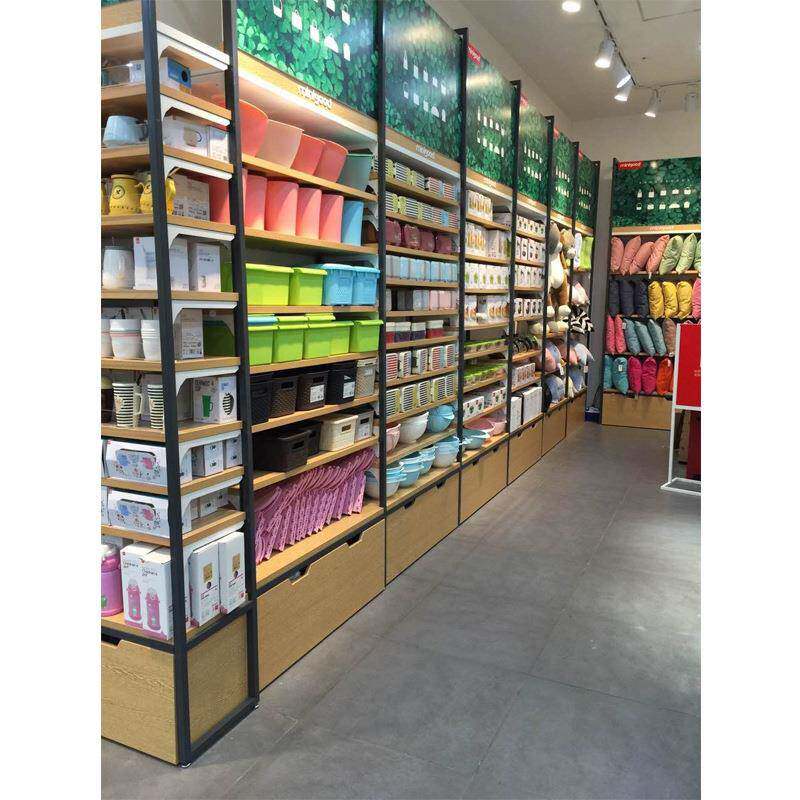 厂家百货货架文具货架OJV连锁店子柜90度角落展示展示架