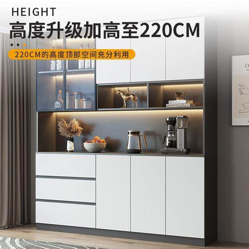 餐柜家NOY高柜一边体墙现代简约轻奢客厅餐厅用靠茶水酒柜收