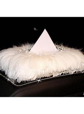 车载抽11660纸盒巾盒汽钻车车用创意可爱车盒镶纸女车摆件装饰漂