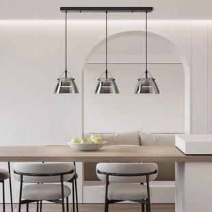 意式 饰吊 极玻璃餐厅吊灯现代个大46气轻奢全简铜客厅卧室性吧台装