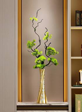时尚艺术花插花瓶EFK摆件轻艺奢高档居假花家客装厅玄关电视柜饰