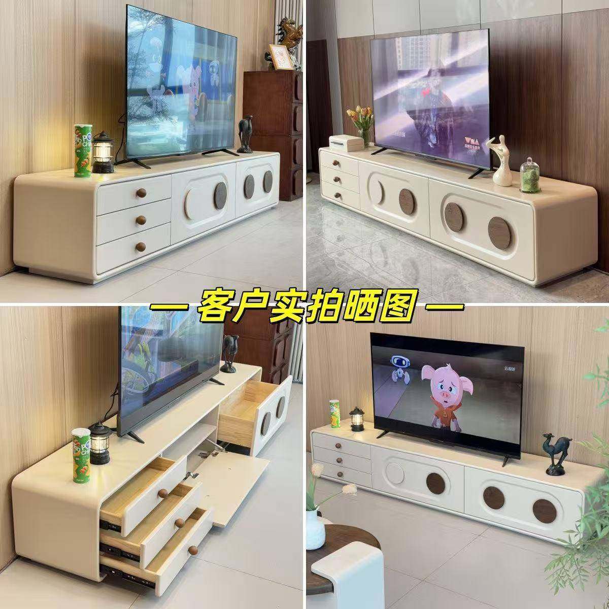 视柜落地客电厅家用2柜LTZ025油新款矮中古奶地柜靠墙收纳储物柜,电子元器件市场,其它元器件,淘宝优惠券,粉丝福利购,淘宝优惠卷