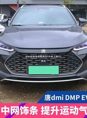 24-车2m5款比亚迪唐diDMP中网饰条前标中网机盖饰装外饰XLL改装棒