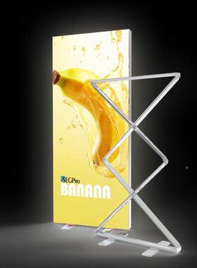 折叠灯L箱发立式灯箱光拉宝便携灯箱背景易发光展架立式灯箱立牌E