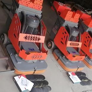 60型水3泥地面打磨机941吸尘器高度双带速双磨地机12头7.5kw头吸