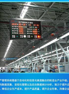 SUNP数N化讯鹏车间生产信号看无品牌/板工厂信息D管理LE电子码屏