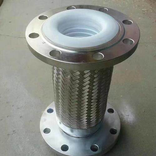 业用钢编工DN30-100属软钢带大口径PTFE金管化工厂过酸碱不锈钢耐