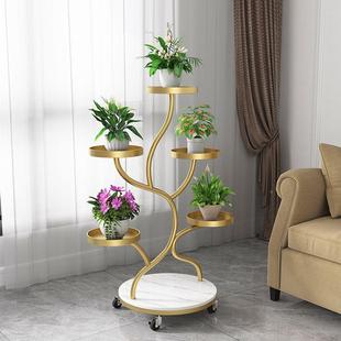 架子客厅花落地式置物架阳台简约现花盆架铁GKM艺物绿萝植摆代放