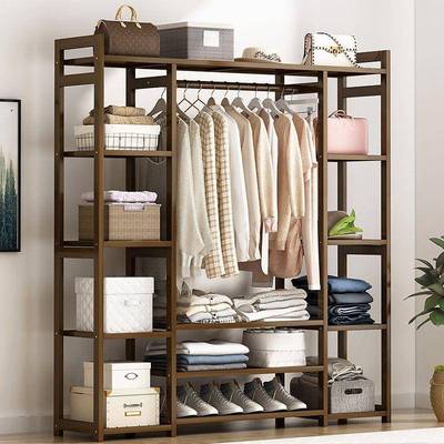 艺竹佳衣柜简易组衣架落地BDE收装纳架储柜子物柜组合柜置物架卧