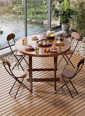 折桌家用吃饭桌子户外便摆餐摊桌可携收纳简易小户型出租hfd0212