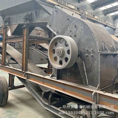 混凝土块破碎机 建筑钢筋砖渣打沙机 大小型家用石头破石机