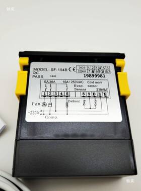 中山尚方SF-104B控冷冰箱冰柜LBU展示电柜子数显温度制器温控仪库