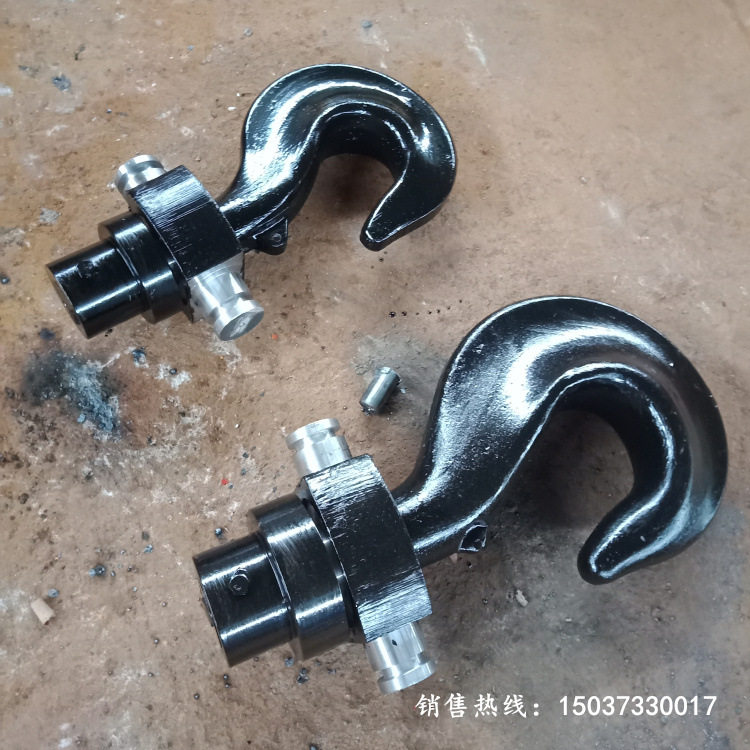 厂家供应 单双梁吊钩钩头 20T吊钩钩头 大吨位双梁起重钩头