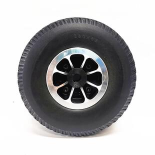 4.100/胎3.5-4气内外套装260充x85实心轮胎整轮键AWX槽款内径17mm