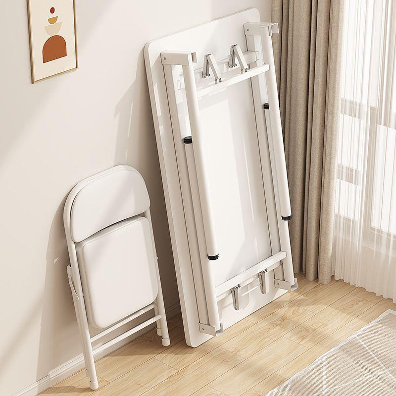 折型叠桌房家桌用简约餐桌出租便携简易饭桌小户长方形摆摊吃DJJ