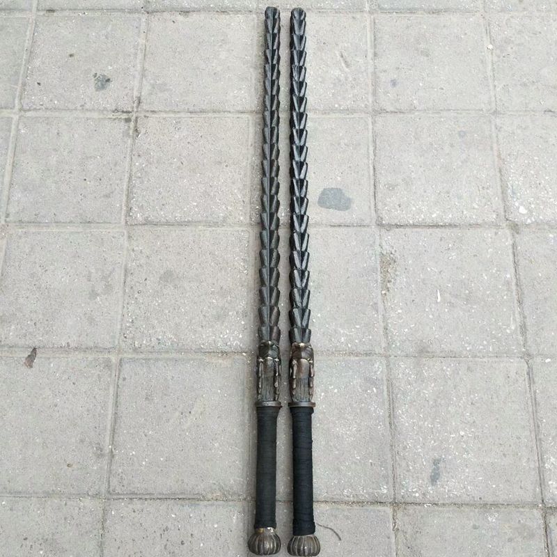 仿古做旧龙头实心十八般兵器