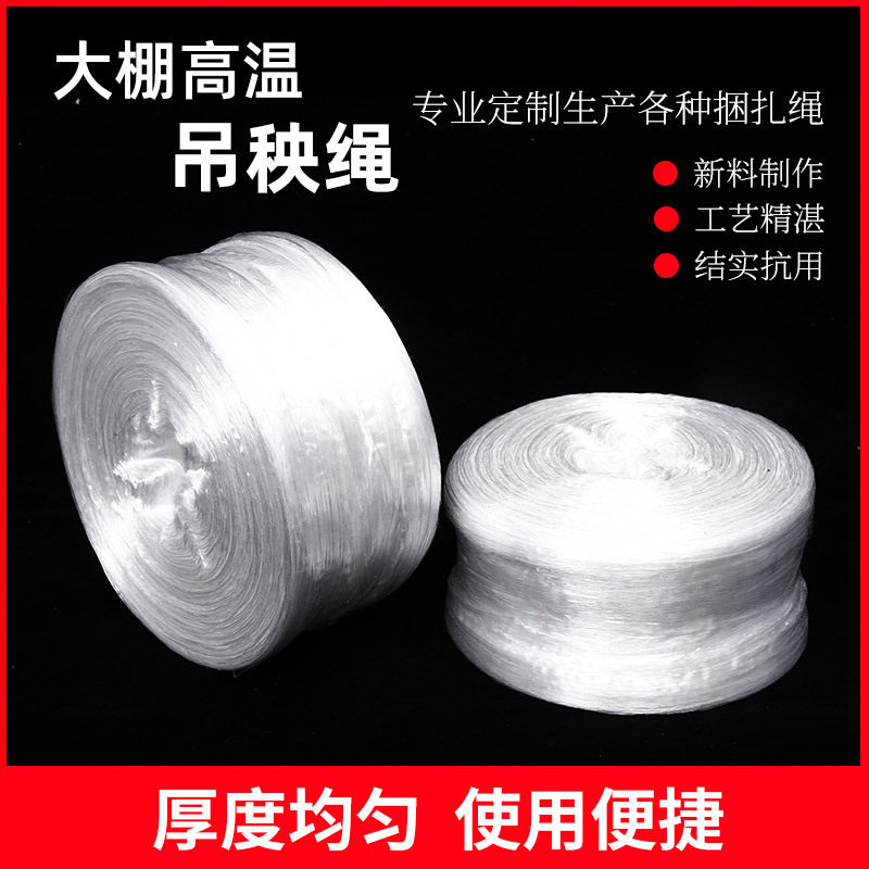 白色塑料大棚蔬菜吊秧绳
