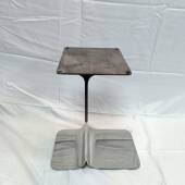 锈钢边几支架支撑腿大理石镜面不锈岩板底素钢黑色镜面碳茶不几脚