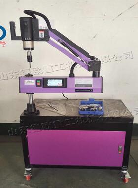 数控工业电动攻丝TMFThreadingm铁achine台机式牙金属钢万向螺机