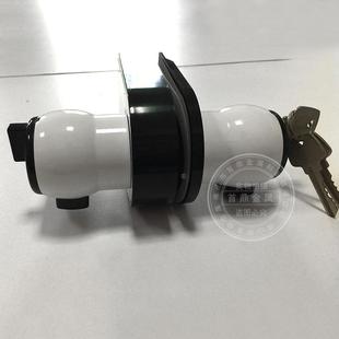 源头厂家玻黑白隔锁SD15球门锁玻璃璃球形锁高门家用