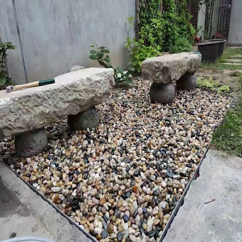 五彩抛光鹅卵石雨花石园林铺路