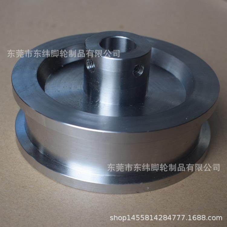 密架集轮中间轮H型双边槽轮地滑轨EIS道轮304不锈钢钢轨轮子