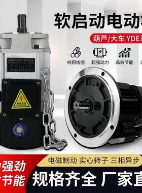 软启动电机起重电葫芦邮箱端204三相YEYSE型南动京总厂D铝壳梁驱