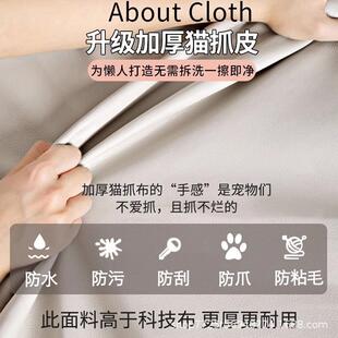 伸客厅阳台功能 沙发新床折叠两用小户型缩床单人网x6J8G5GB多红款