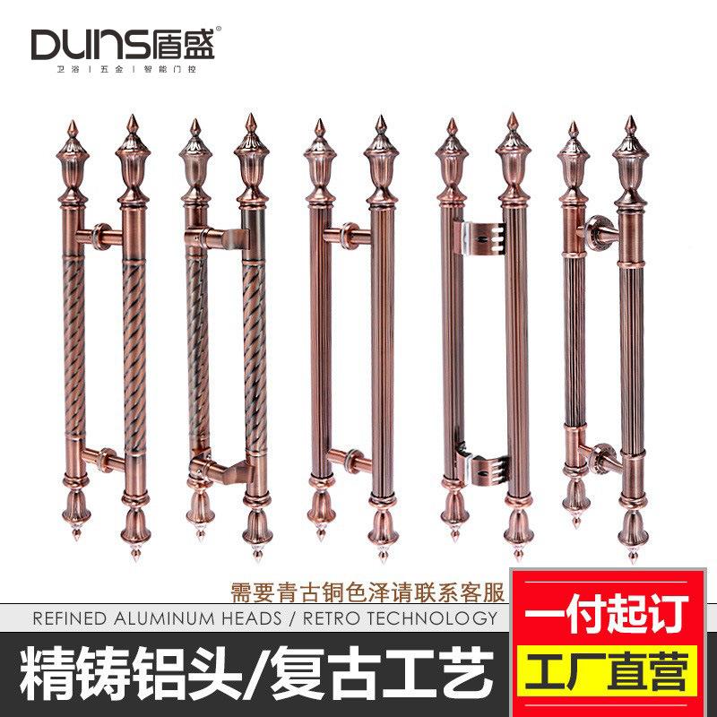 锈钢大拉手玻复古欧式KTV不推拉璃门把手静风音DS-717静奢柜门欧