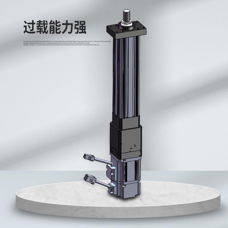 L型直线力式伺服电动缸大推动推SEC-35杆精电密工业电缸伺服电高