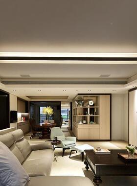 简现代卧室客厅长办公室条leld吸顶灯IXP过道灯玄关约长方形ed吸