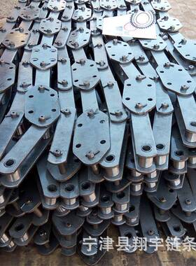 N7811斗式提升链条NE机30NEE50板式滚子链条弯板滚子输送链5条