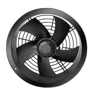 矮筒W4YE/4D低噪246音外转F子流风机管道通风轴机工业厨房排风扇