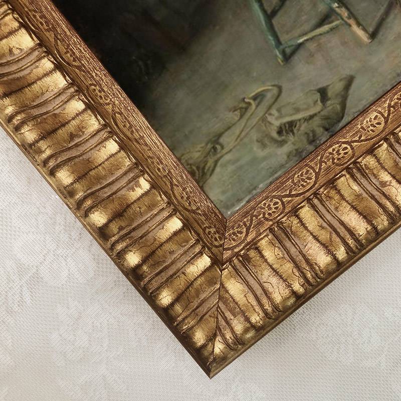 欧式复古小众艺术小尺寸装饰画美式书房工作室背景餐厅挂壁画A241图片